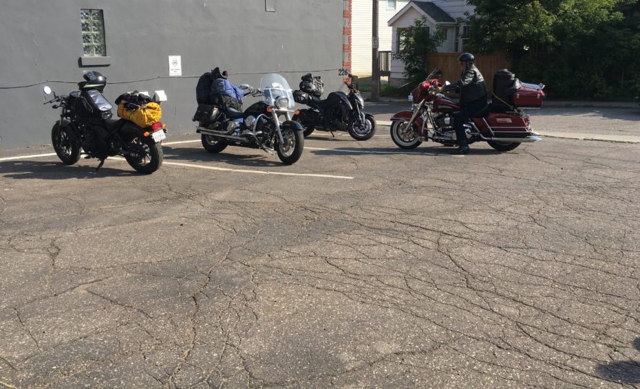 motorcycle storage and accommodation for Ride Lake Superior
